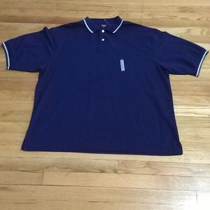 Haggar Golf Men's Top Navy Blue  Size XXL
